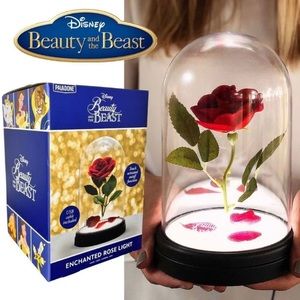 Disney's Beauty And The Beast Enchanted Rose Light Lamp - PALADONE (Open Box)